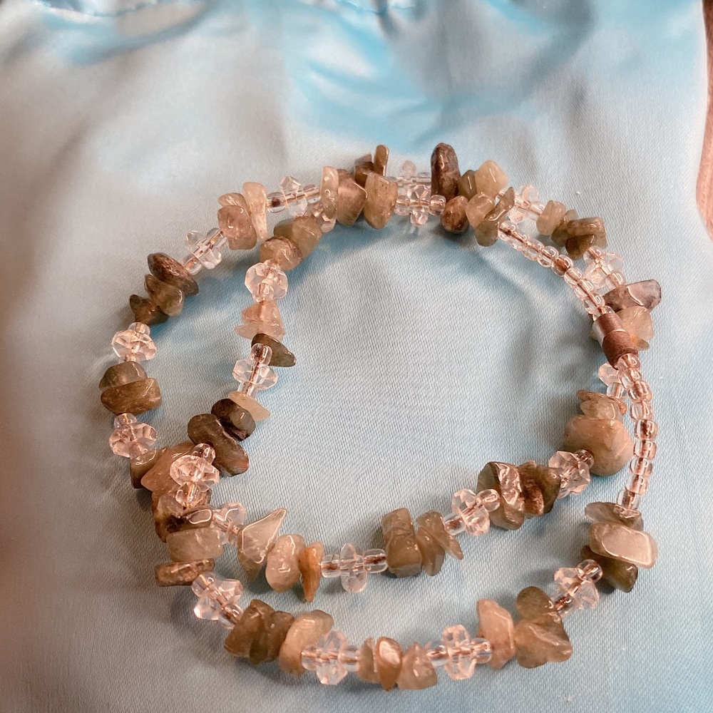 Small mixed aventurine necklace/bracelet